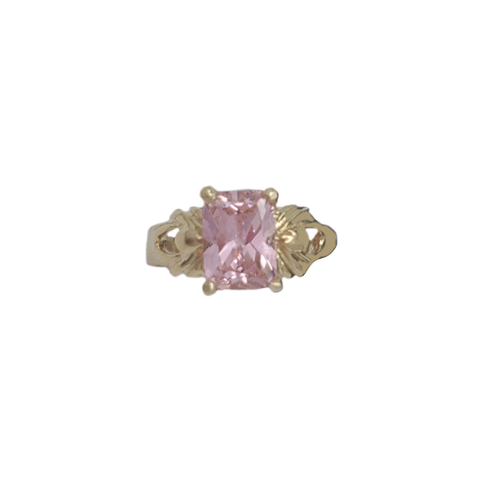 Zirconia Pinky Ring (14K)