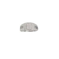 Iced-Out Square Ring (Silver)