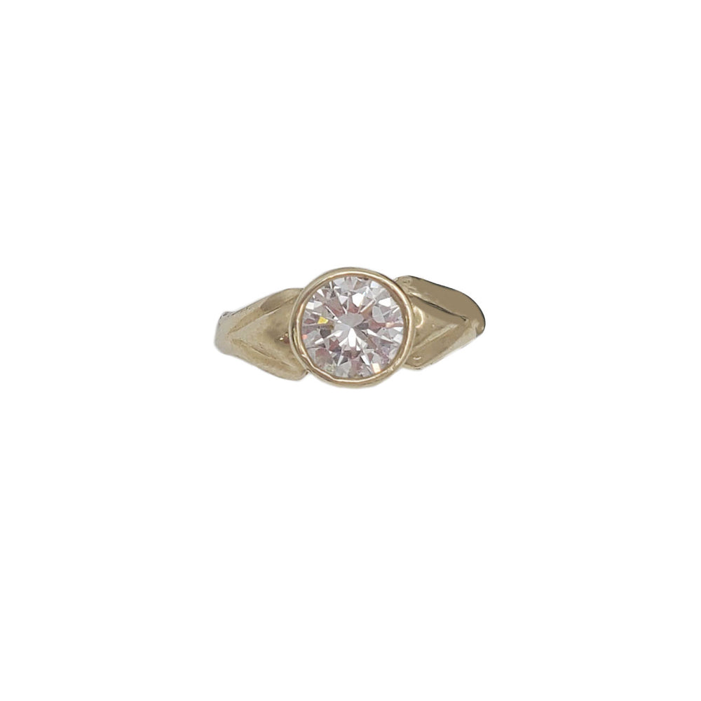 Zirconia Baby Ring (14K)