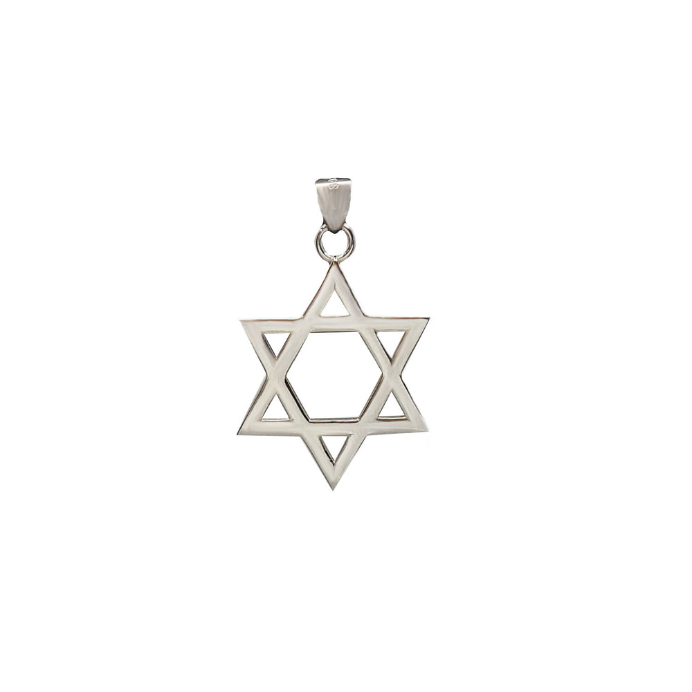Plain Star of David Pendant (Silver)