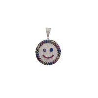 Cubic Zirconia Smiley Face (silver)