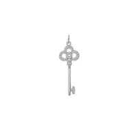Key CZ Pendant (Silver)