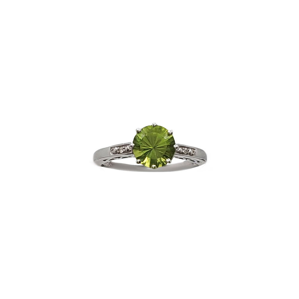 Diamond Peridot Ring (18K)
