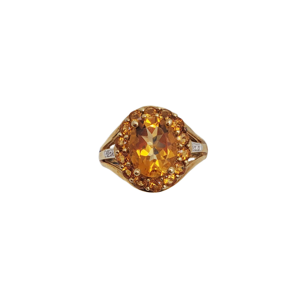Oval Citrine Lady Ring (18K)
