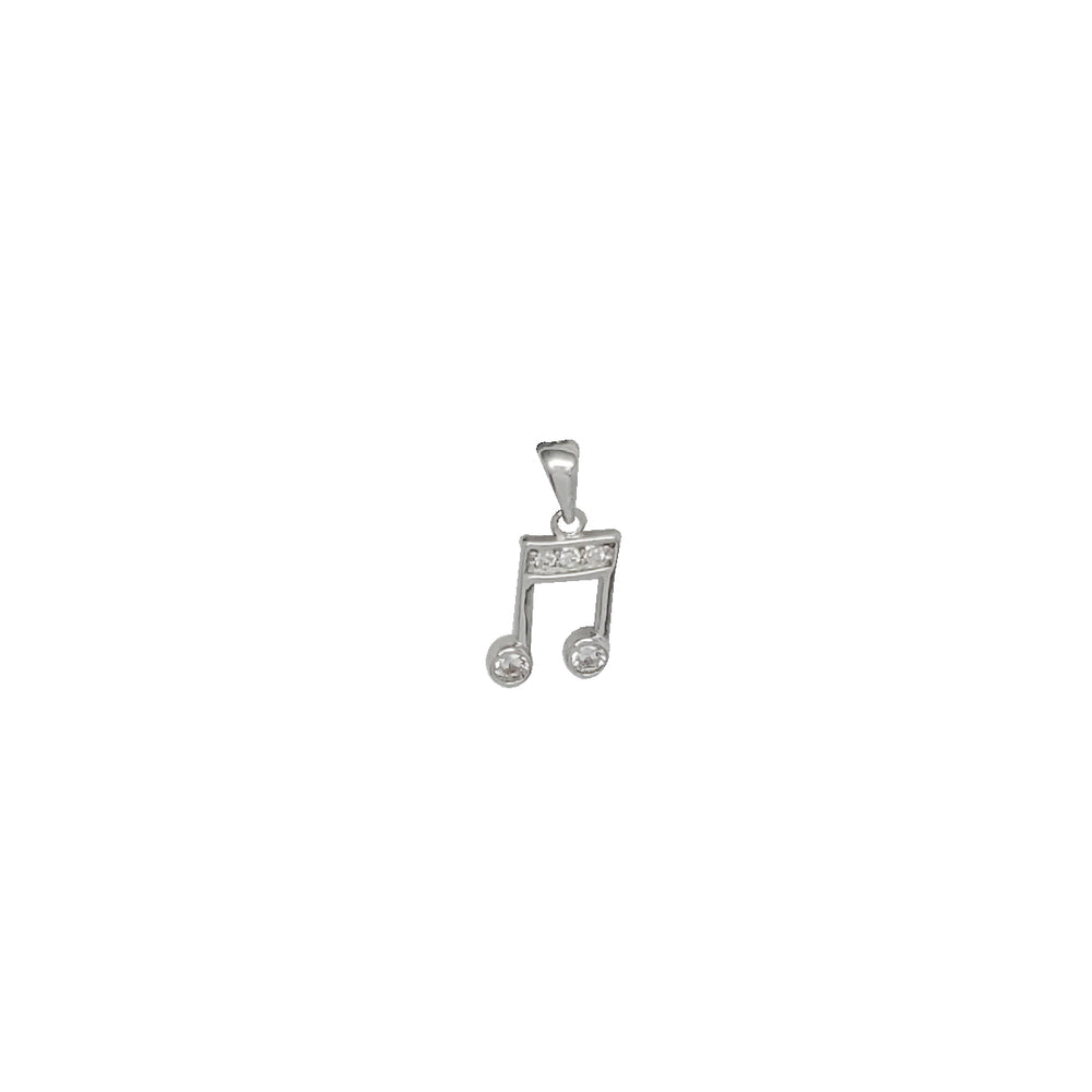 Music Note  Pendant (SILVER)