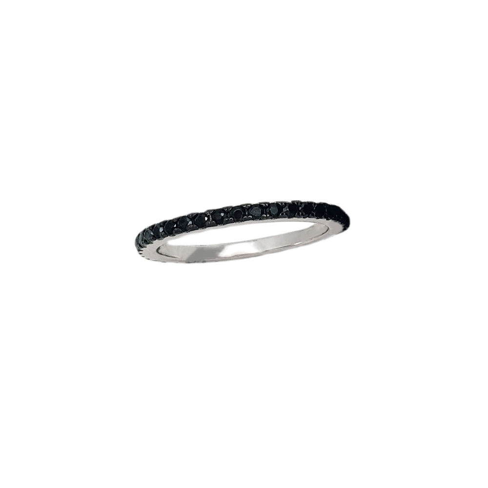 Zirconia Eternity Ring (Silver)