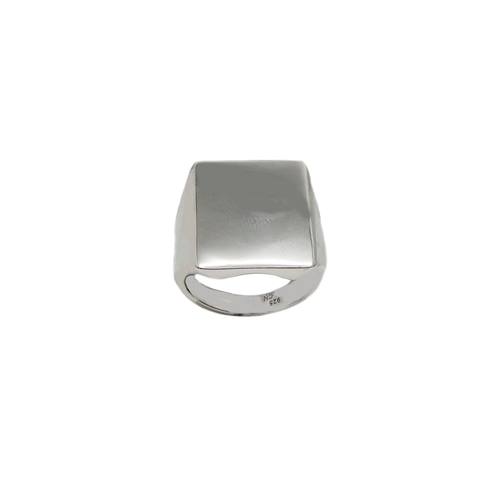 Square Signet Ring (Silver)