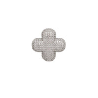 Cubic Zirconia Cross Pendant (Silver)