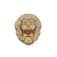 Zirconia Lion Head Ring (14K)