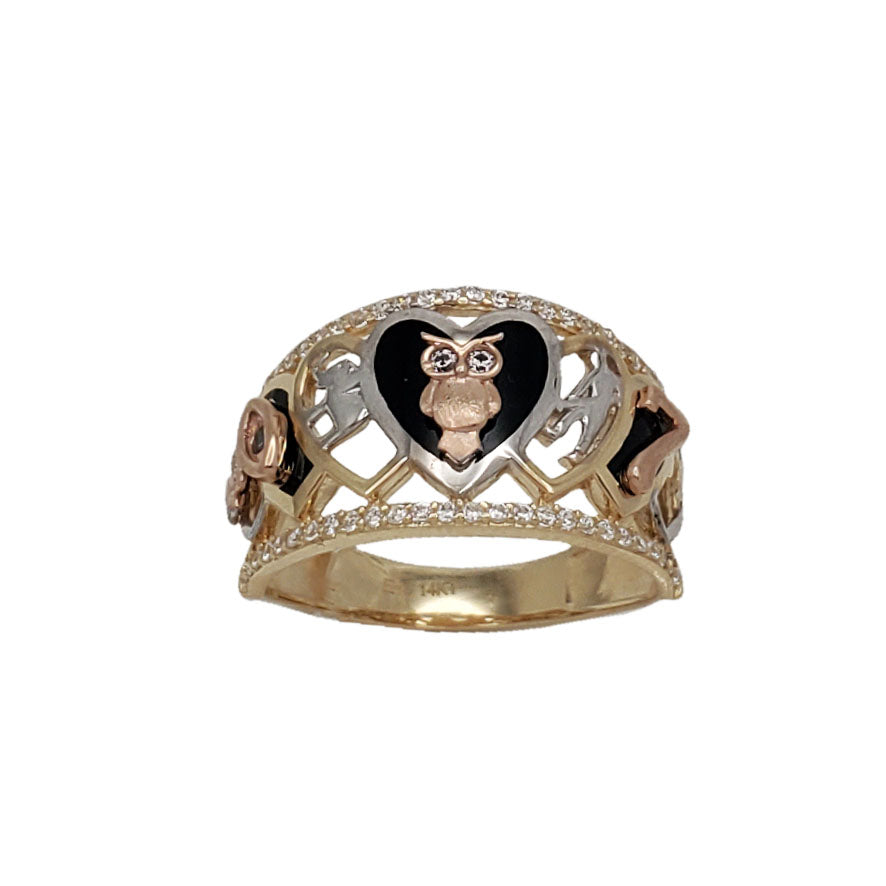 Zirconia Seven Potential Fancy Ring (14K)