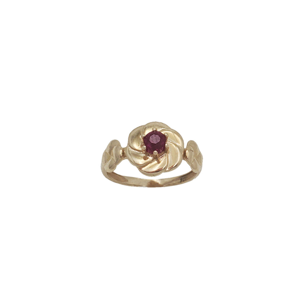 Zirconia Flower Baby Sized/Pinky Ring