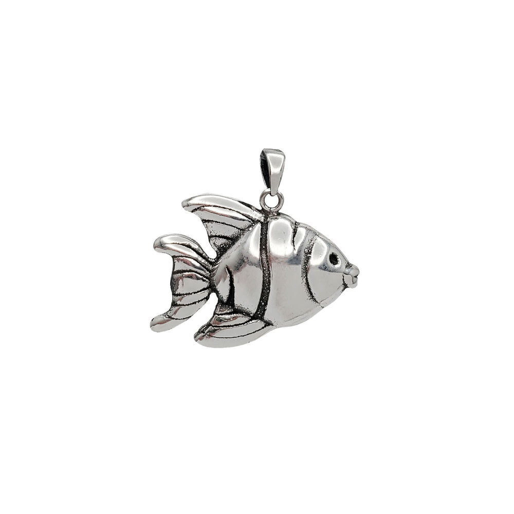 Goldfish Fish Pendant (Silver)