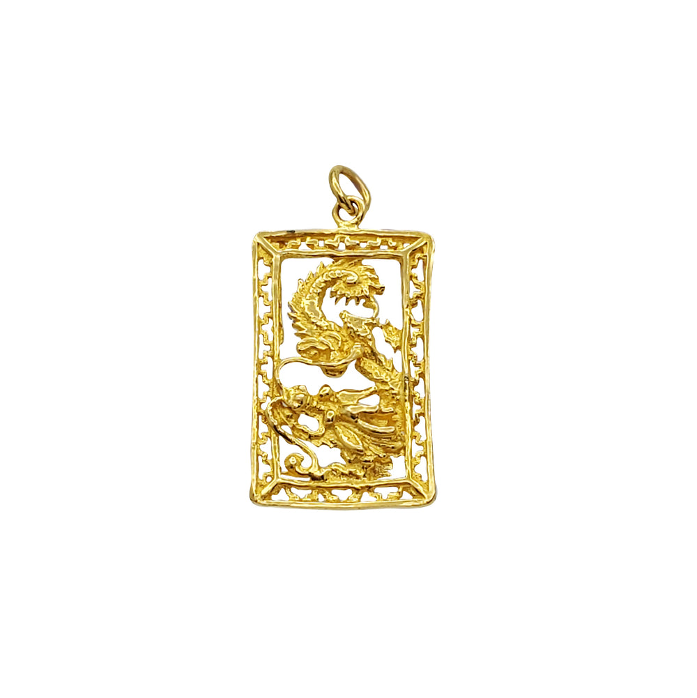 Dragon Pendant (24K)