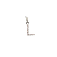 Letter CZ pendant (Silver)