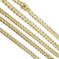 [Box Lock] Hollow Miami Cuban Chain (14K)