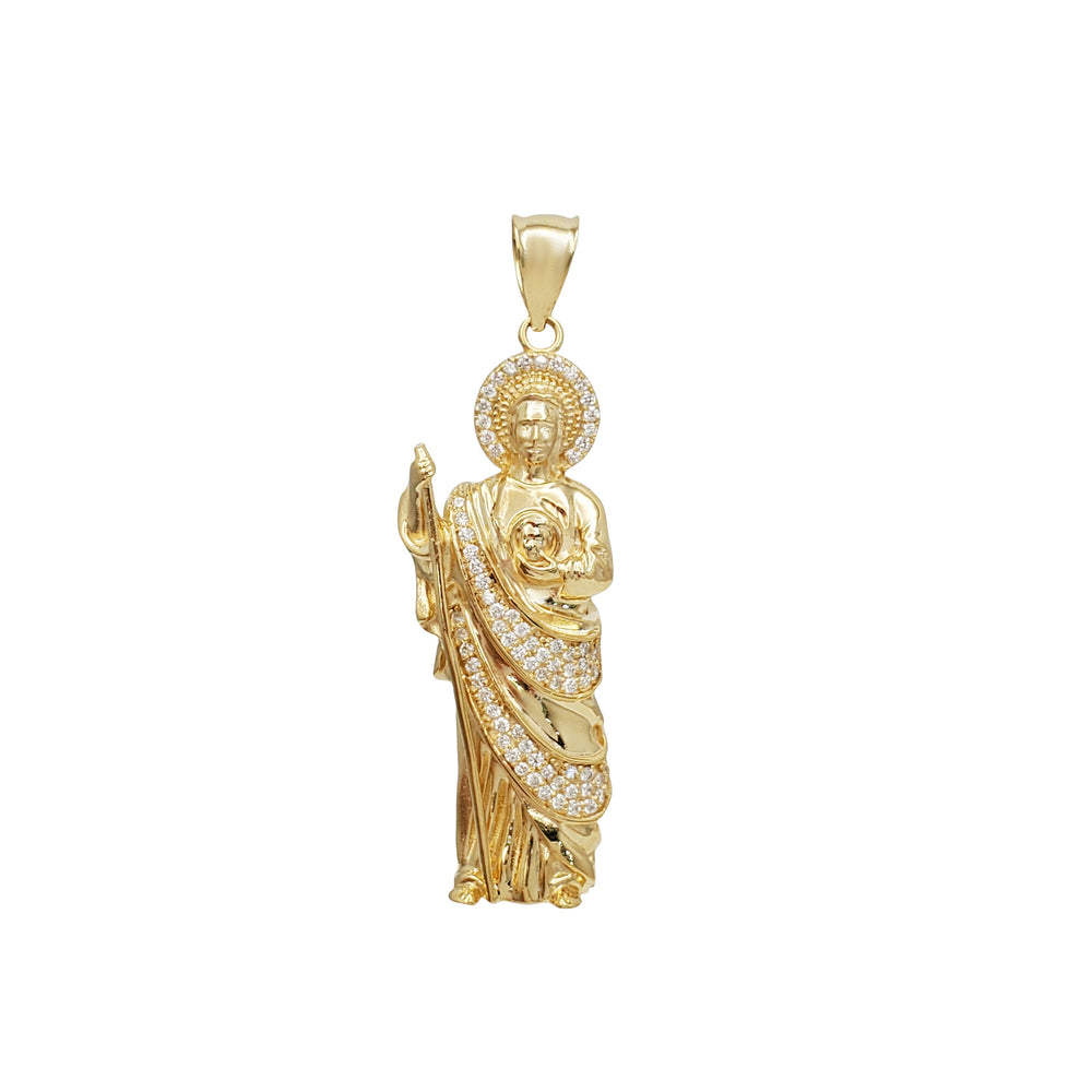Diamond Saint Jude Pendant (14K)