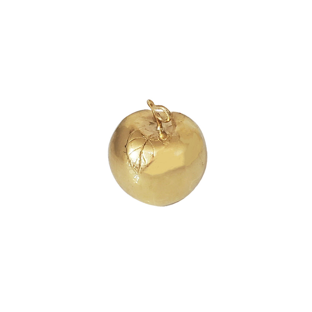 3D Apple Pendant (14K)
