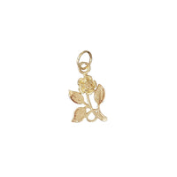 Diamond-Cut Garden Rose Pendant (14K)
