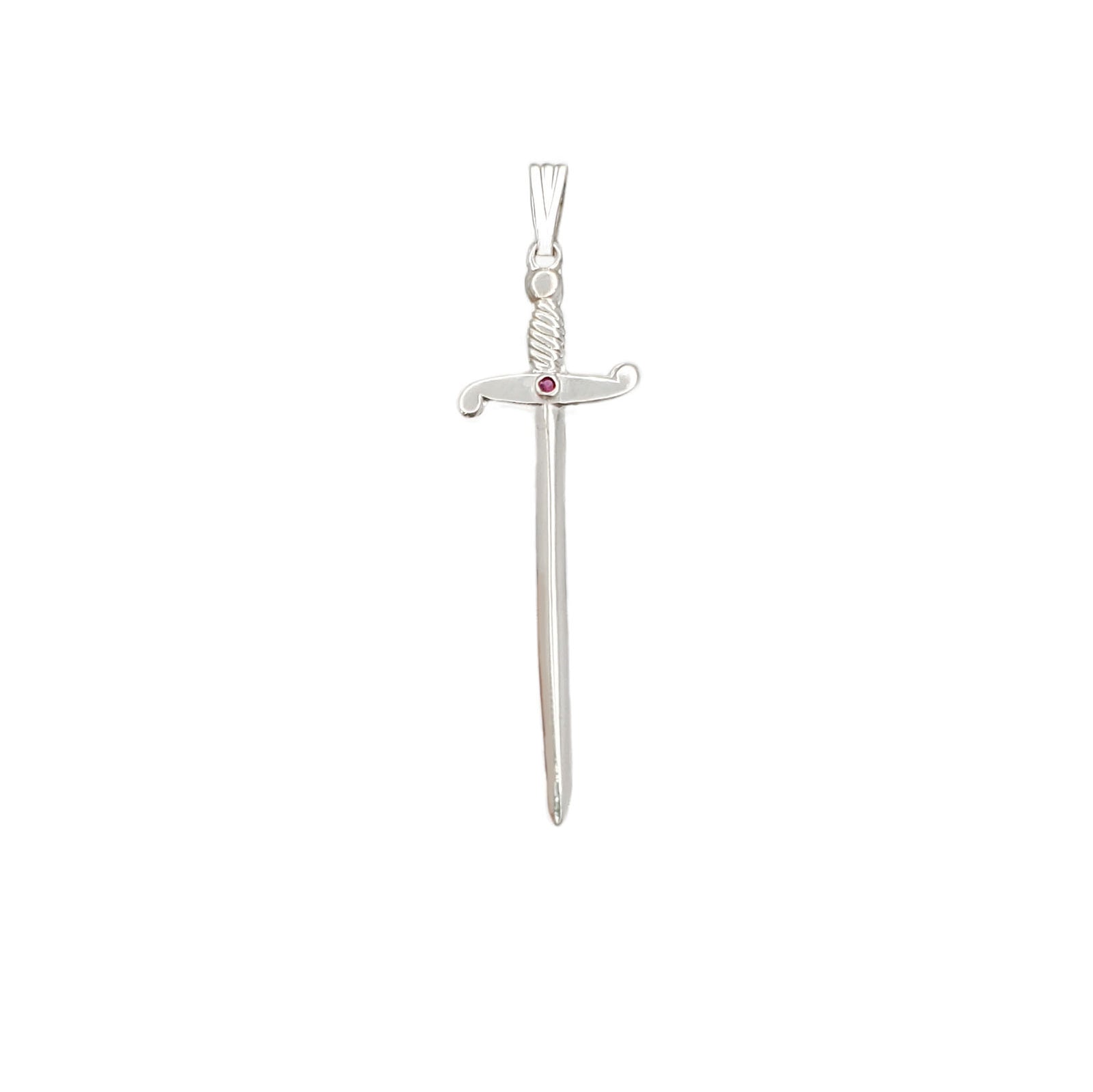 ⑳Hearting Sword Pendant W Silver925 Sword Pendant (Silver) – Popular J