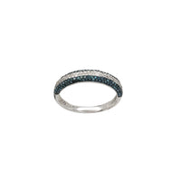Diamond Blue Topaz Ring (14K)