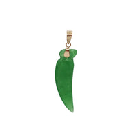 Jade Tooth Pendant (14K)