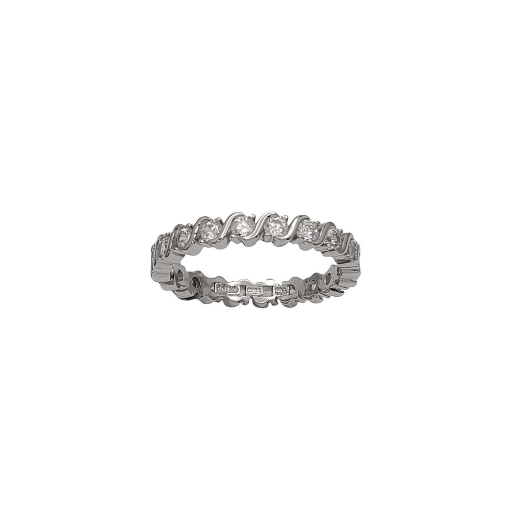All Around Zirconia Ring (Silver)
