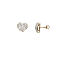 Diamond Heart Earrings (10K)