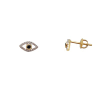 Diamond Evil Eye Stud Earring (14K)