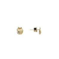 Diamond Apple Stud Earring (14k)