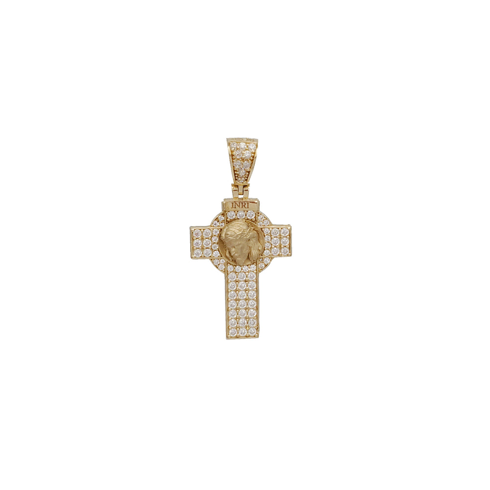 Ascension of Jesus Crucifix Pendant (14K)