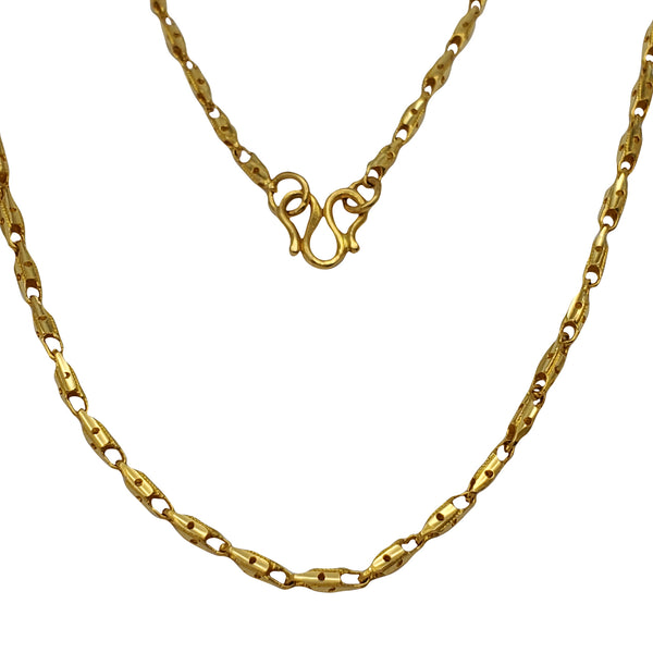 Fancy Diamond-Cut Chain (24K)