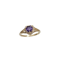 Heart Zirconia Ring (14K)