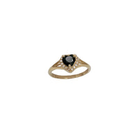 Heart Zirconia Ring (14K)