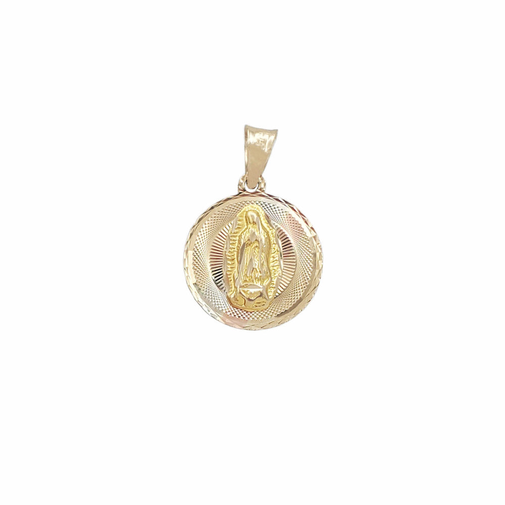 Round Guadalupe Pendant (14K)