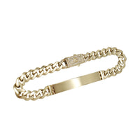 Plain ID Monaco Bracelet (14K)