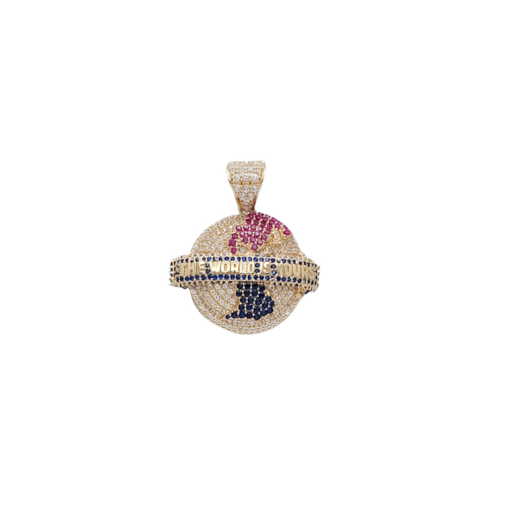 Zirconia Colorful World Pendant (14K)