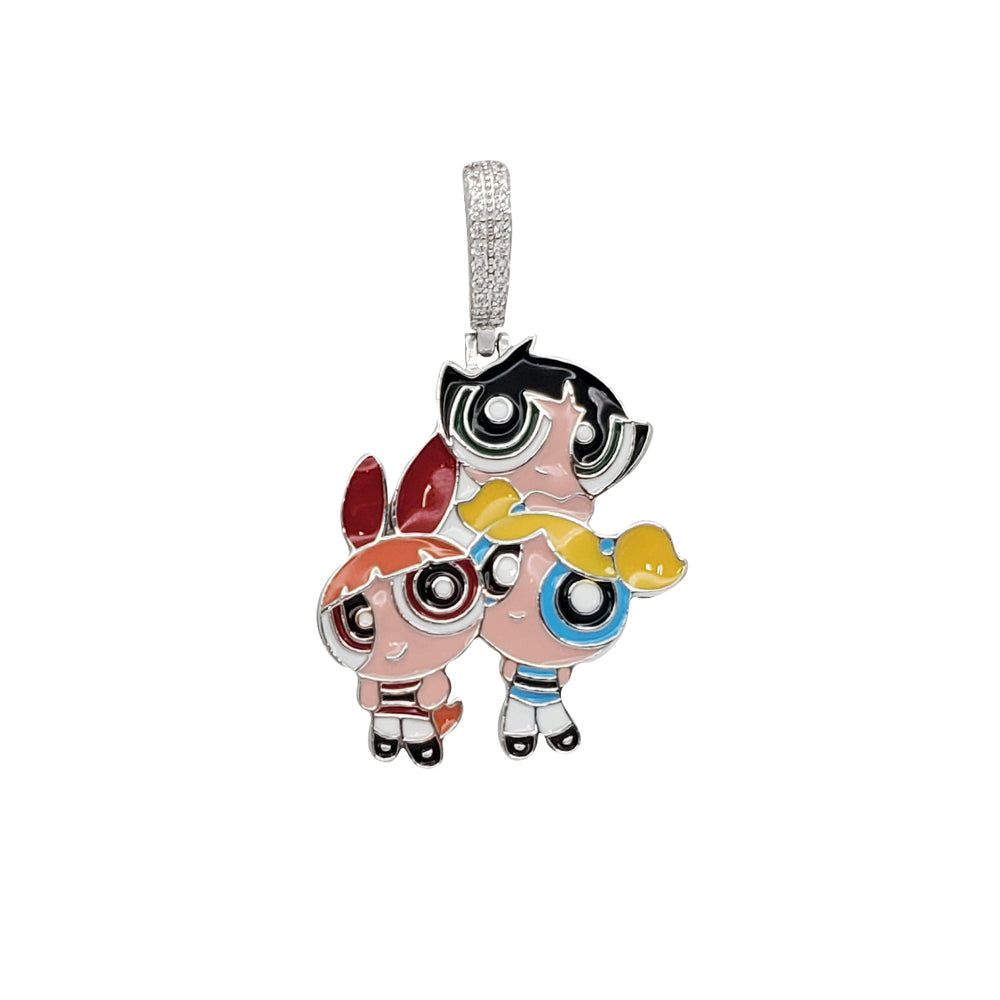 The Powerpuff Girls Pendant (Silver)