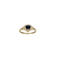 Heart Zirconia Ring (14K)