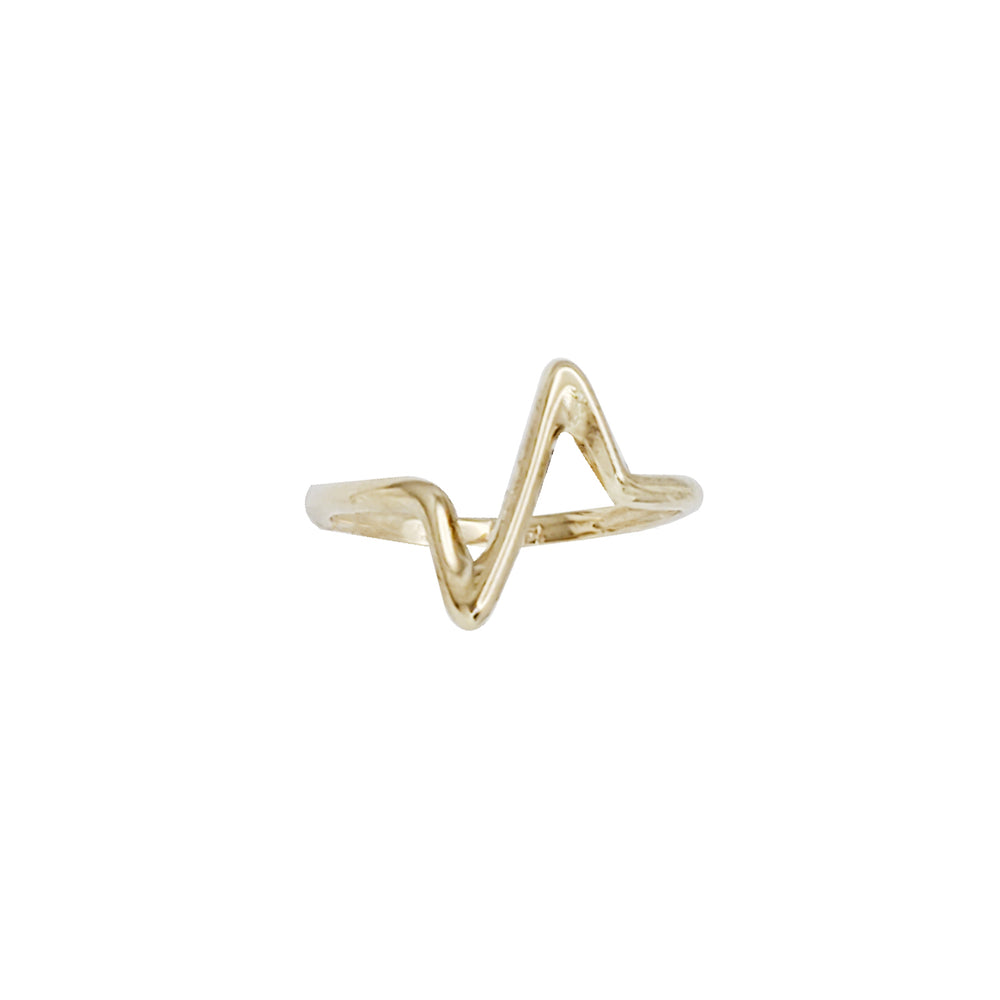 Heart Wire Ring （14K）