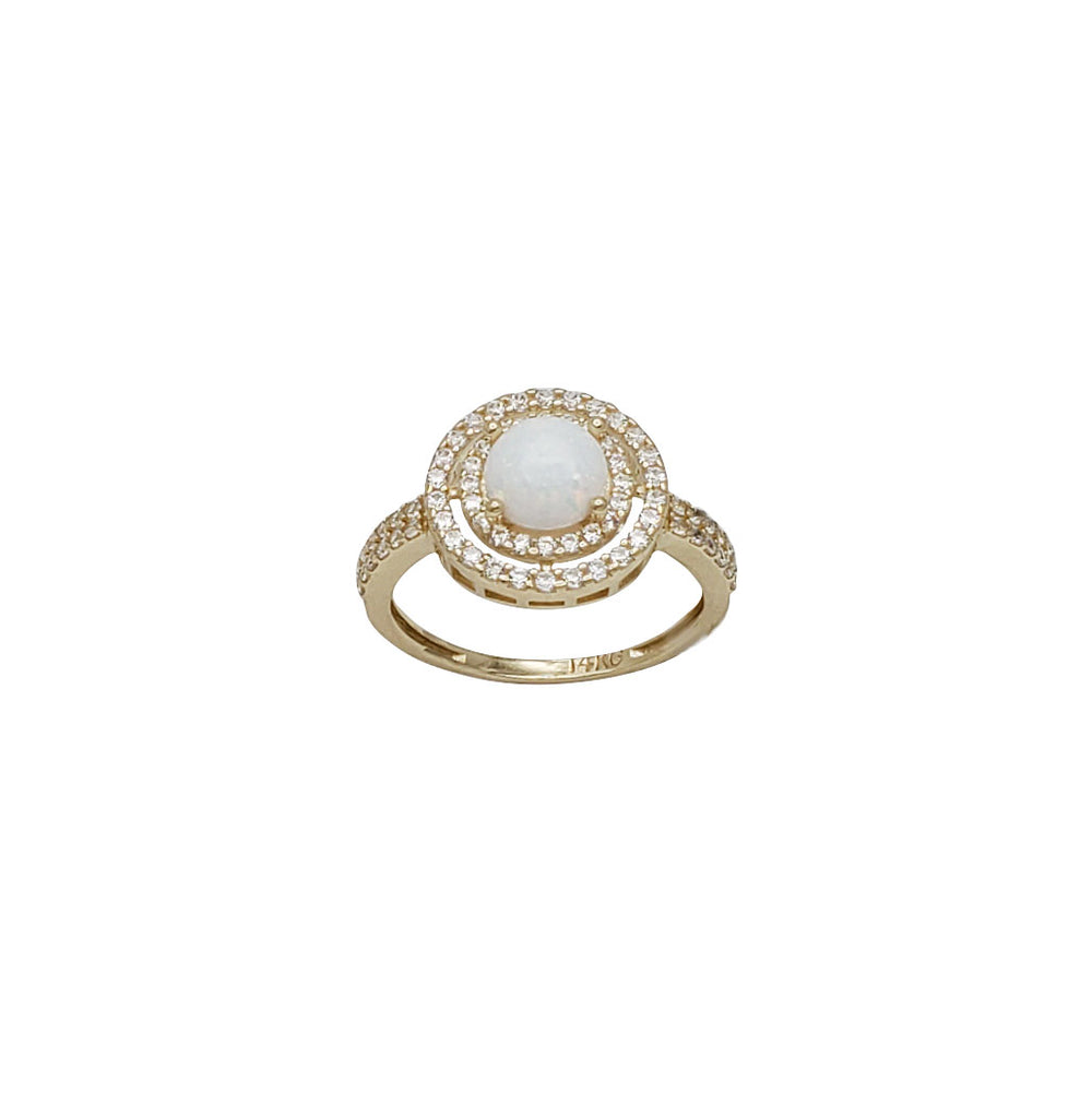 Zirconia Opal Ring (14K)