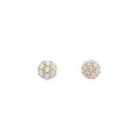 Flower CZ Stud Earring (14K)