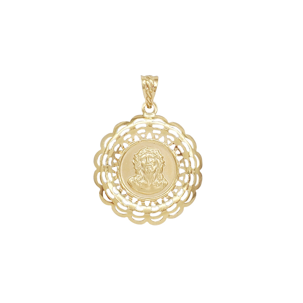Plain Jesus Pendant (14K)