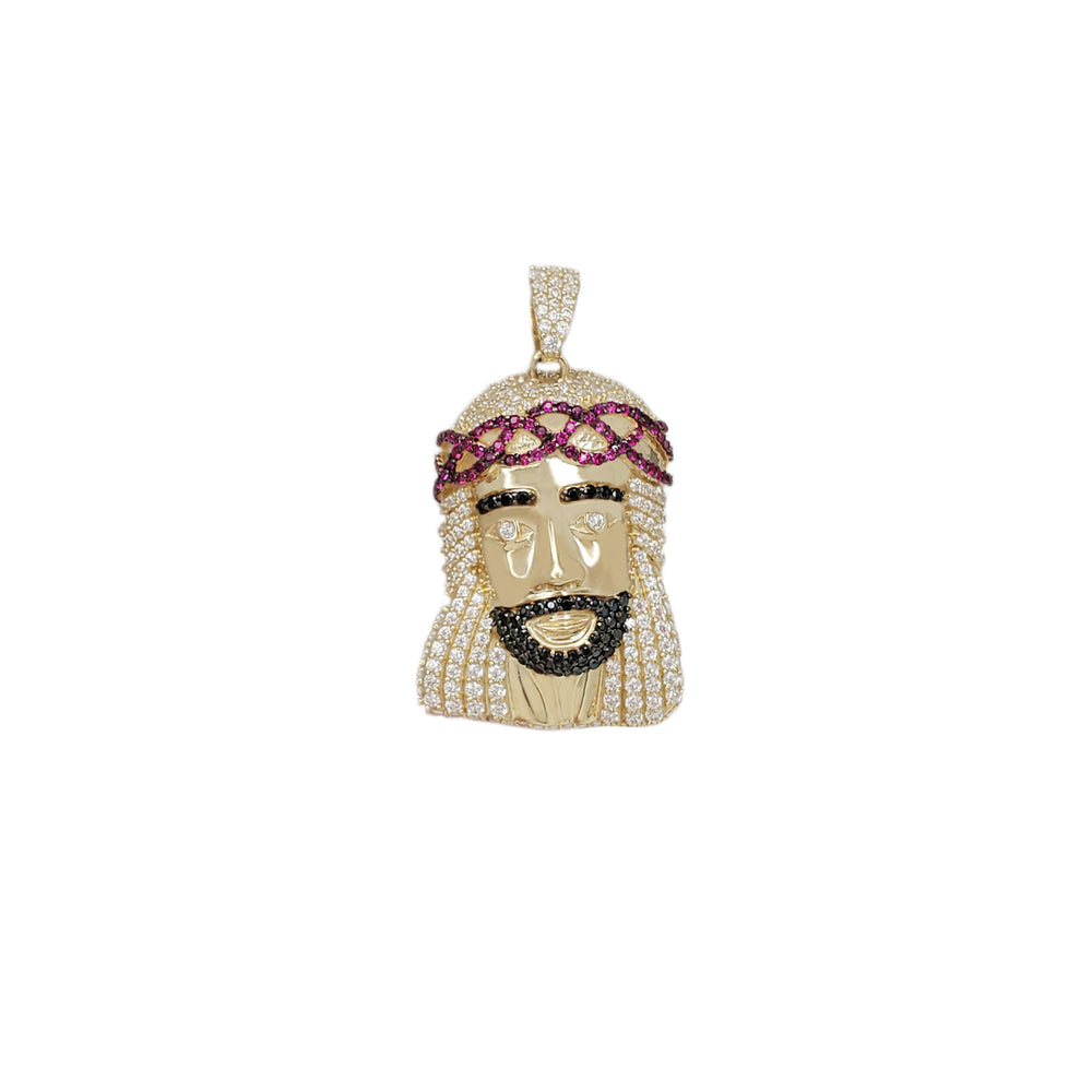 Jesus Head Pendant (14K)