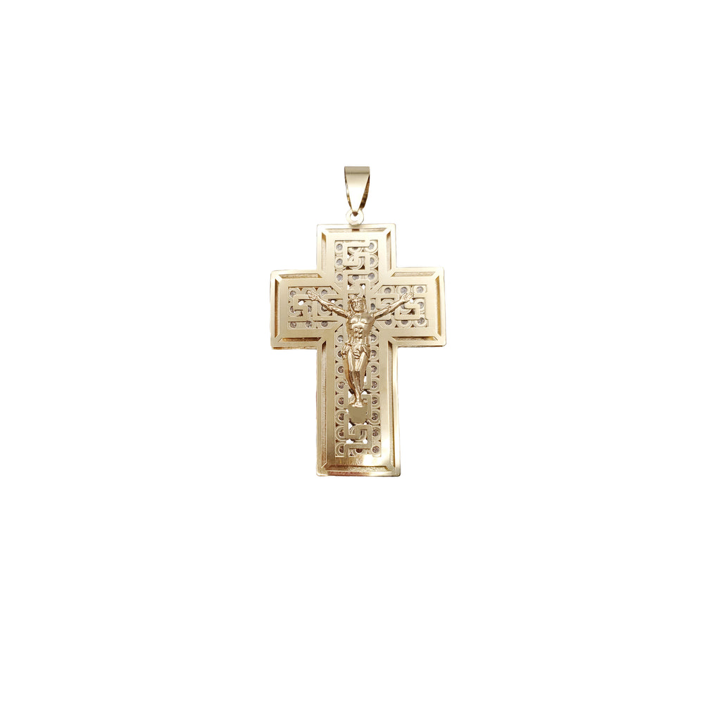 Jesus Cross Pendant (14K)