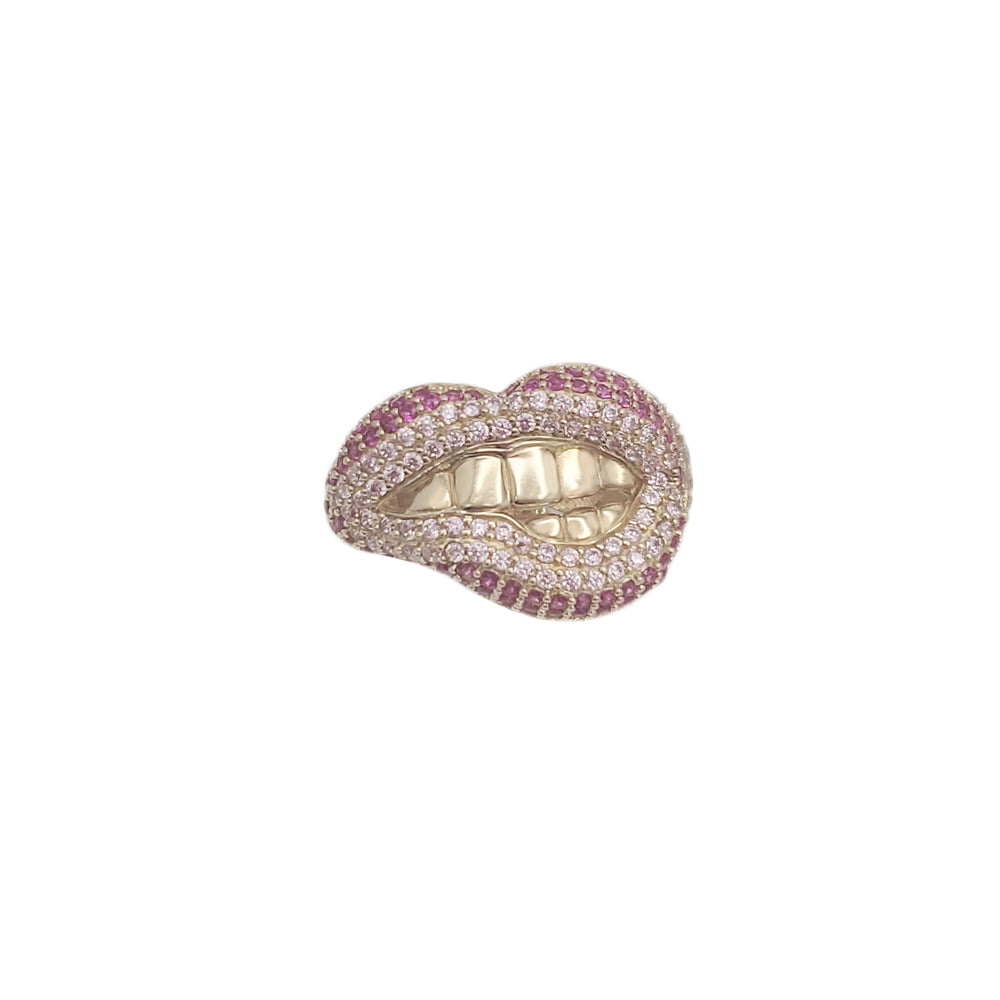 Iced-Out Tooth Ring (14K)