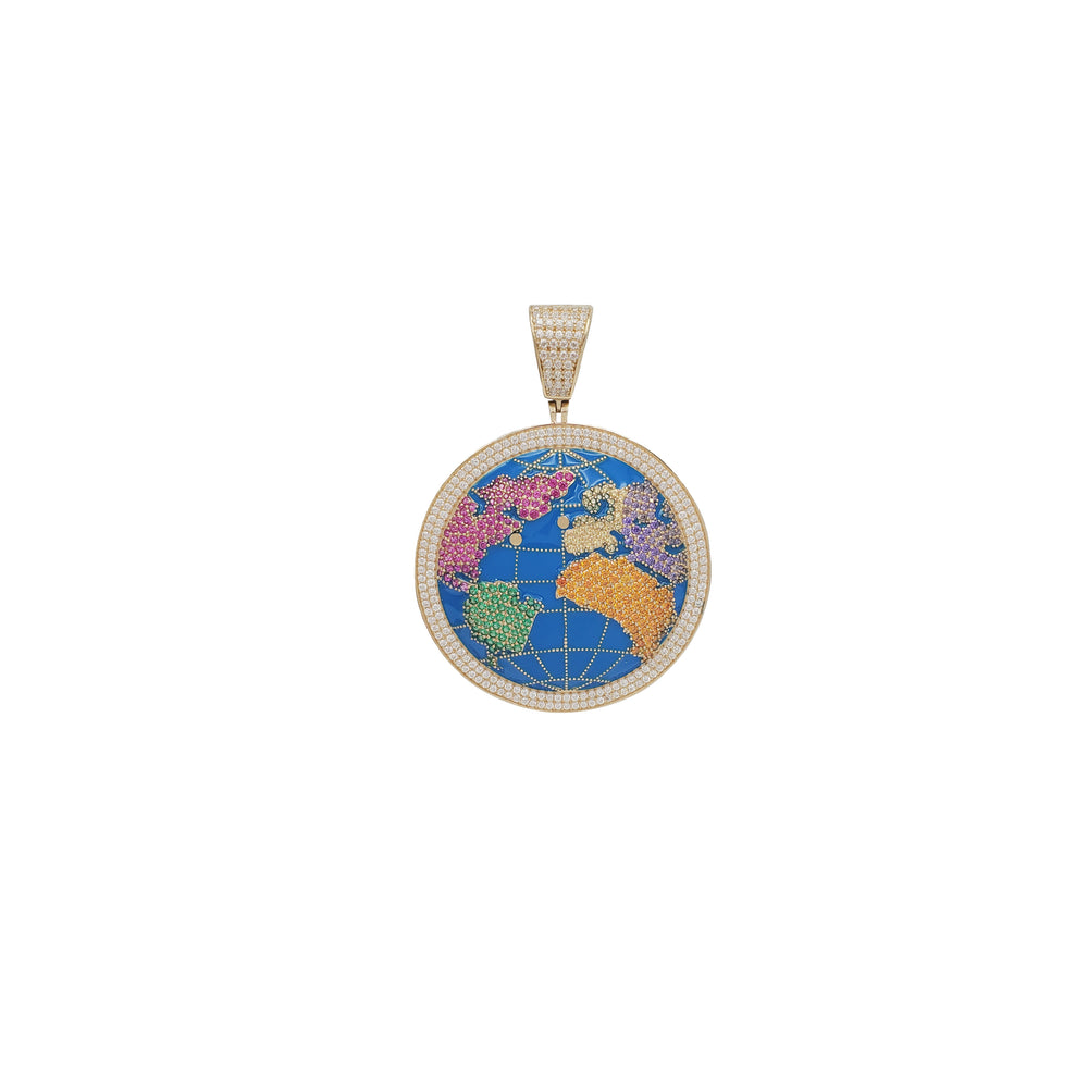 Colorful World Pendant (14K)