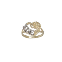 Two Tone Heart Ring (14K)