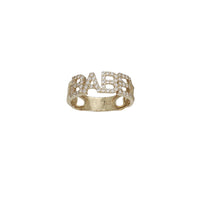 "BABE" Cuban Ring (14K)