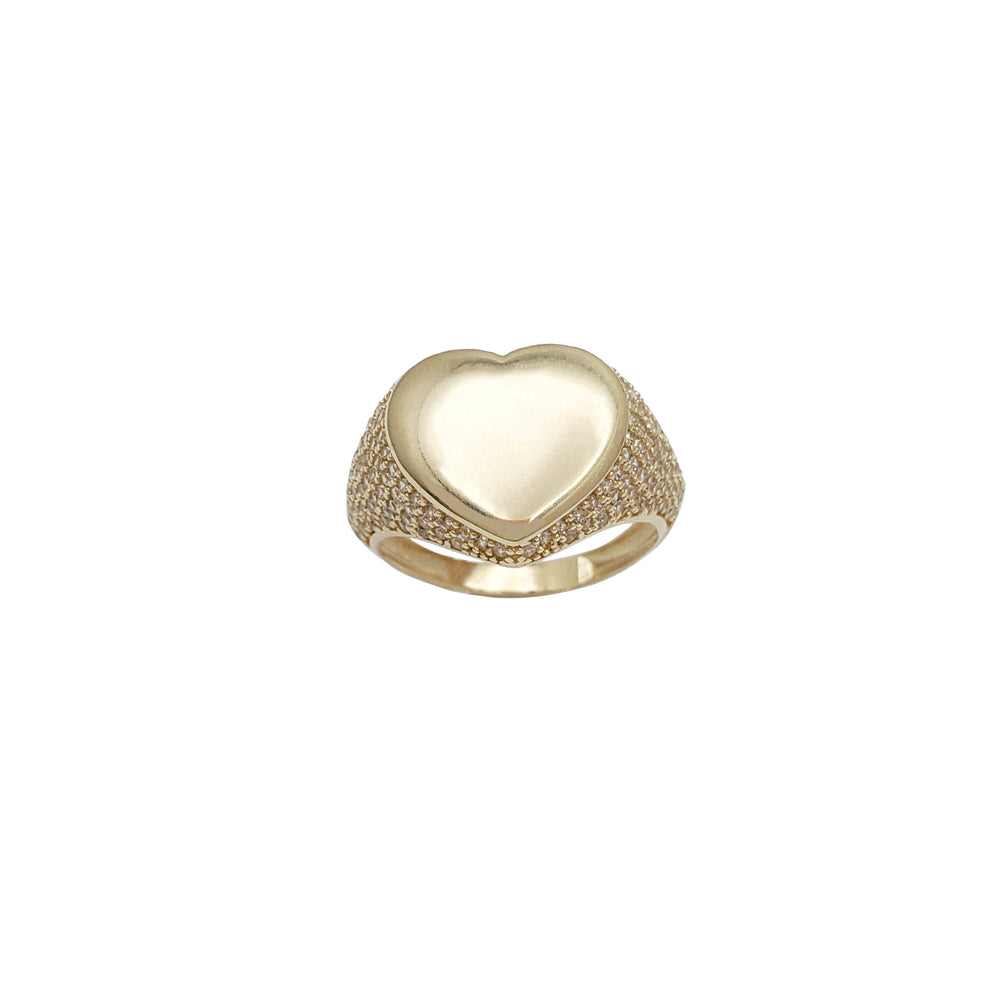 CZ Heart Ring (14K)