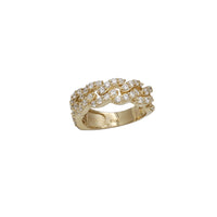 Iced-Out Cuban Ring (14K)